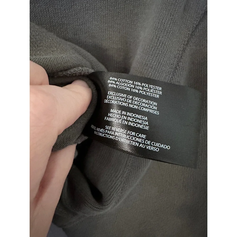 Banana Republic Quarter Zip Pullover M Green Excellent Cotton Blend Mock Neck